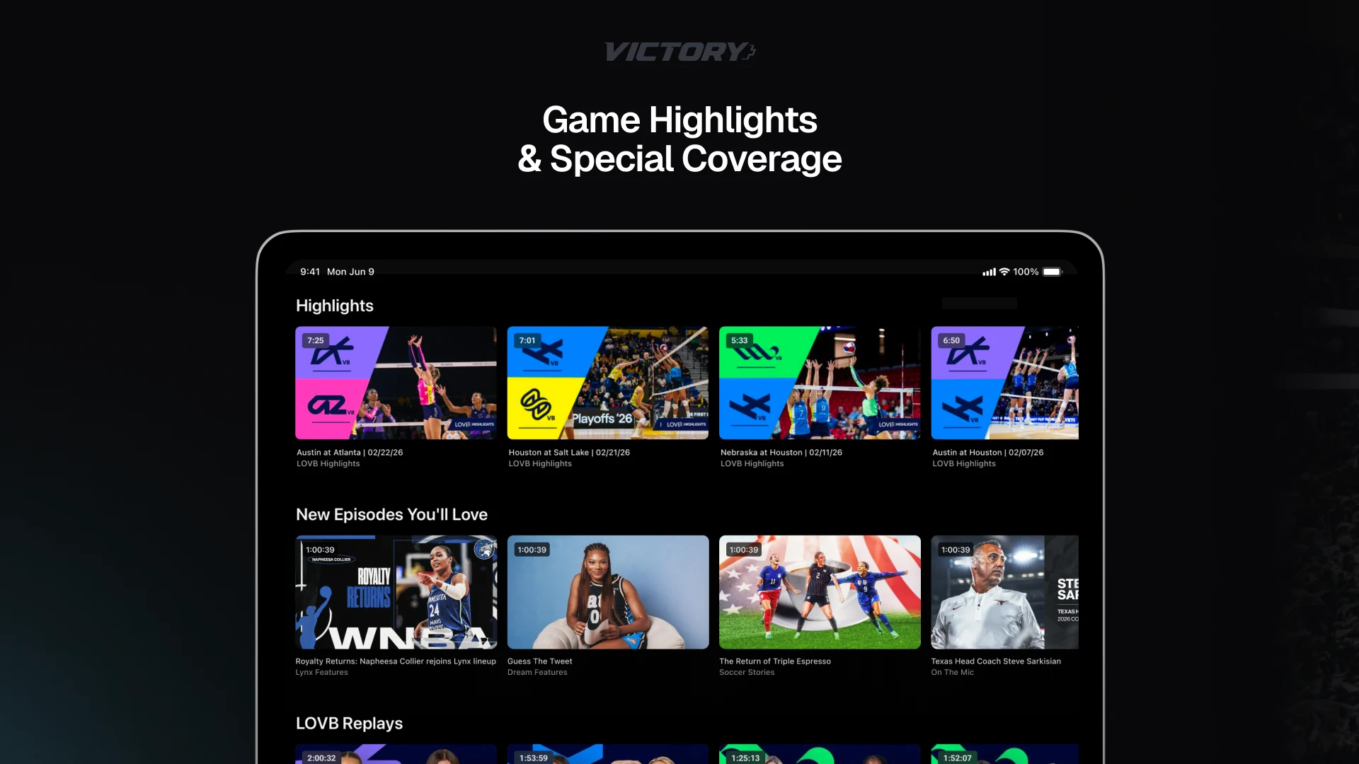 Victory+: Watch Live Sports screenshot