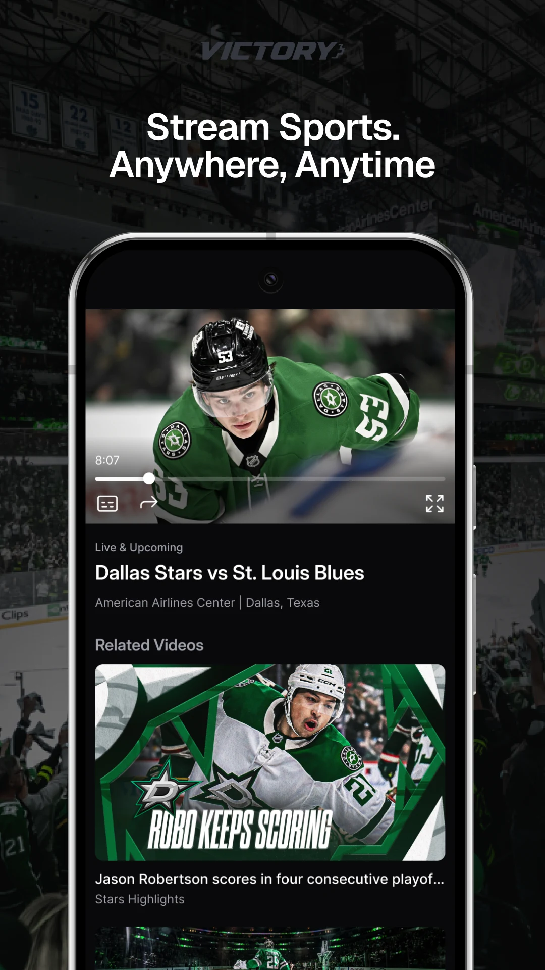 Victory+: Watch Live Sports screenshot