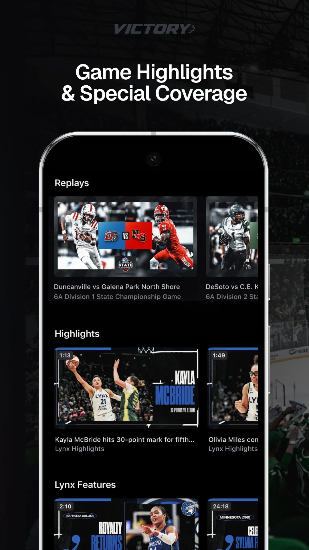 Victory+: Watch Live Sports screenshot